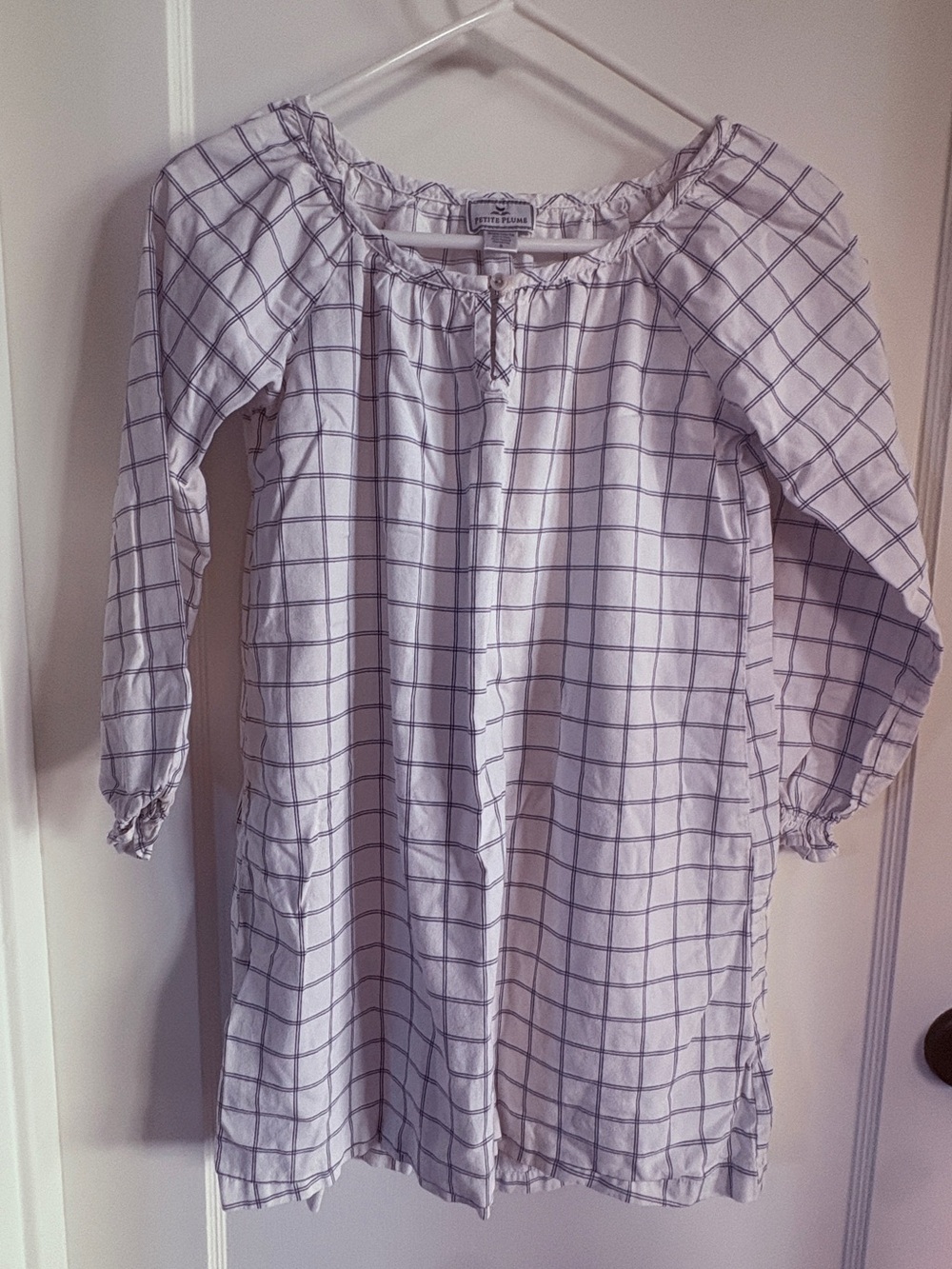 Girls' Checked Nightgown
